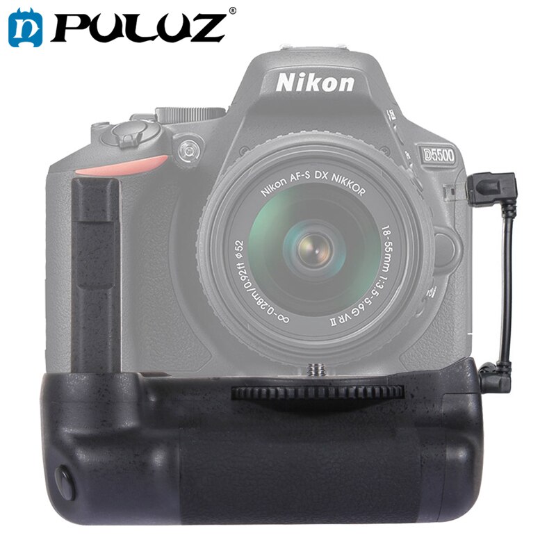 PULUZ Batterij Grip Voor Nikon Verticale Camera Battery Grip Voor Nikon D5500 Digitale SLR Camera Gratis Camera Strap