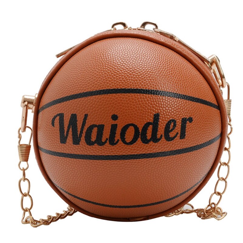 freundlicher der Kupplung Tasche Nette freundlicher Mini Basketball Geldbörse Umhängetaschen für Jungen Mädchen Kleine Münze Brieftasche Handtasche: braun