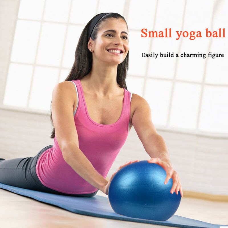 20-25cm pvc-yogabälle, dickwandig, für pilates, training, peeling, wasserdicht, sicher, sport, fitnessstudio, yoga-ausrüstung