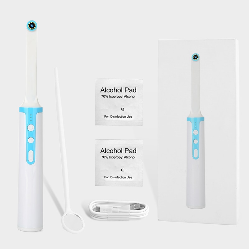 Wifi draadloze camera volledige  hd 1080p endoscopen 8 stuks led-lichtinspectie voor tandarts mond realtime video android ios tandheelkundige instrumenten