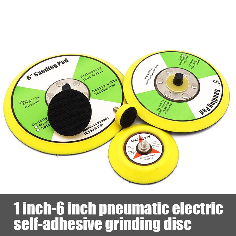 3 Pcs Schuren Pad Dual Action Polijstschijf Polijsten Wiel 1/2/3/4/5/6 Inch Auto Styling