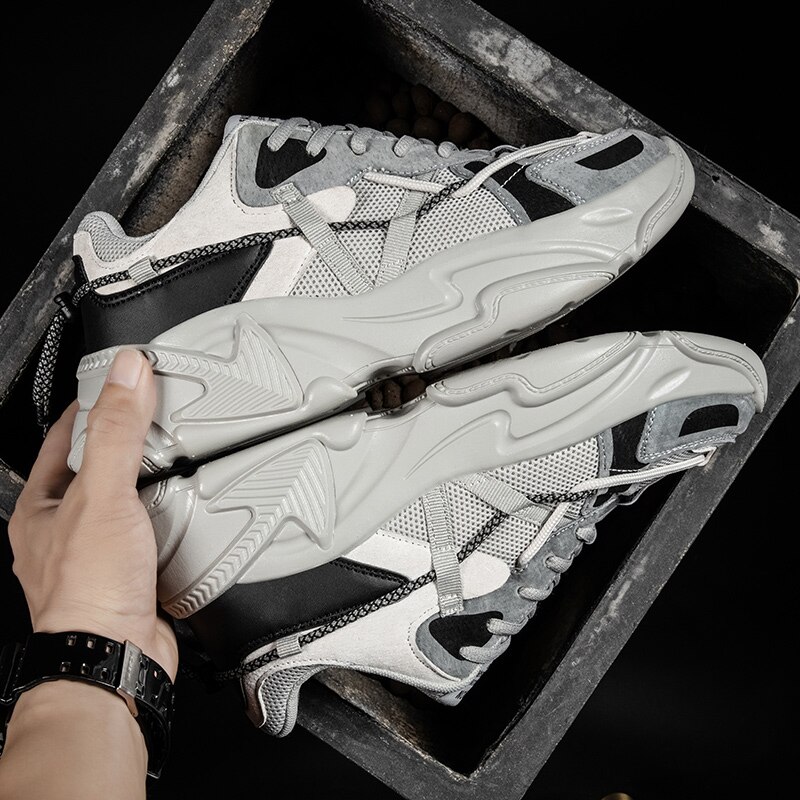 Heren winter plus fluwelen lage sneakers, comfortabele casual sportschoenen voor heren, outdoor sportschoenen, modieuze herenschoenen