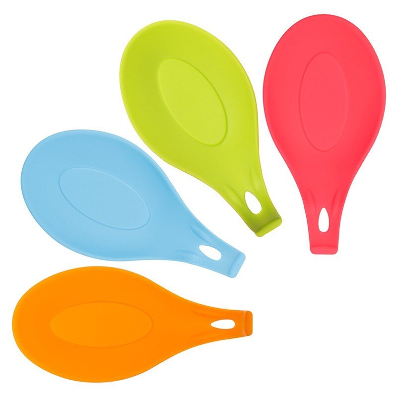 Ustensiles de cuisine antiadhésifs en Silicone, main de maman, outils de cuisson: MIX SPOON REST