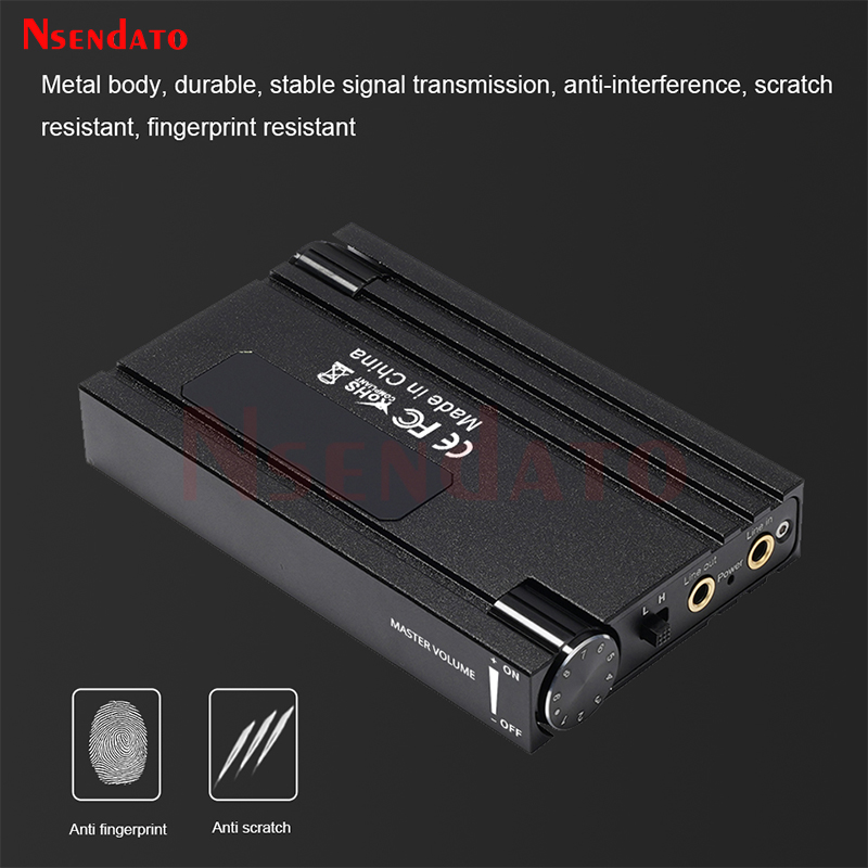 16-600Ω słuchawki basowe słuchawki Hifi wzmacniacz Audio z BT 5.0 3.5mm Aux do telefonu PC odtwarzacz muzyki AMP z regulacją głośności