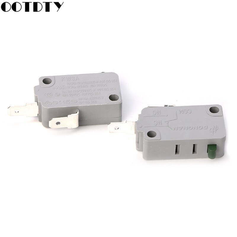 2Pcs KW3A Microwave Oven Door Micro Switch 125V/250V 16A Normally Open Switch
