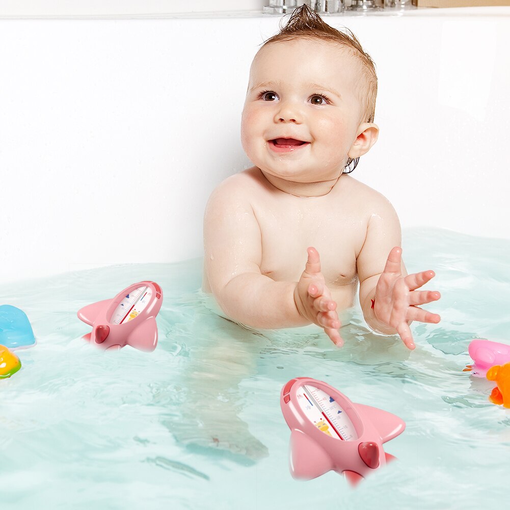 Aereo bambino bagno doccia termometro per acqua sensore di temperatura sicuro per neonati termometro per doccia impermeabile galleggiante
