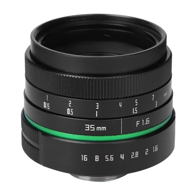 Camera Lens 35Mm F1.6 APS-C Cctv Tv Movie Lens + C-NEX Adapter Ring Voor Sony Micro-Slr Camera