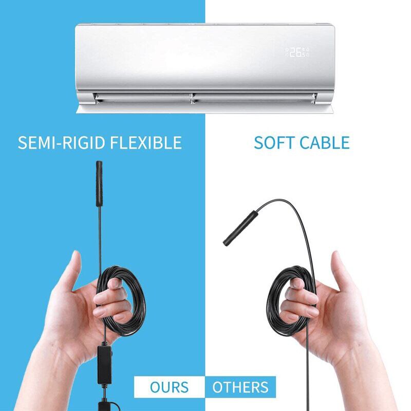 1200p android pc endoscoop camera usb type c inspectie endoscoop semi rigide 1m 2m 3.5m 5m kabel led licht waterdichte mini camera