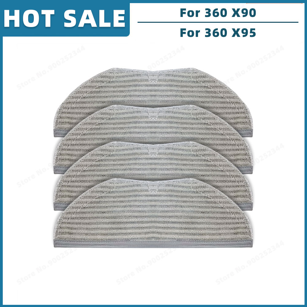 Compatibel Voor 360 X90, S6 Pro, S9 Robotstofzuiger Vervangende Onderdelen Accessoires Hoofdborstel Hepa Filter Dweildoek: Lavendel