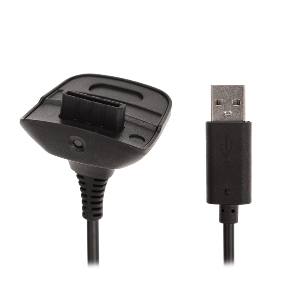 Cabo usb para carregamento sem fio, controlador de videogame com 5v e 1.5m para xbox 360