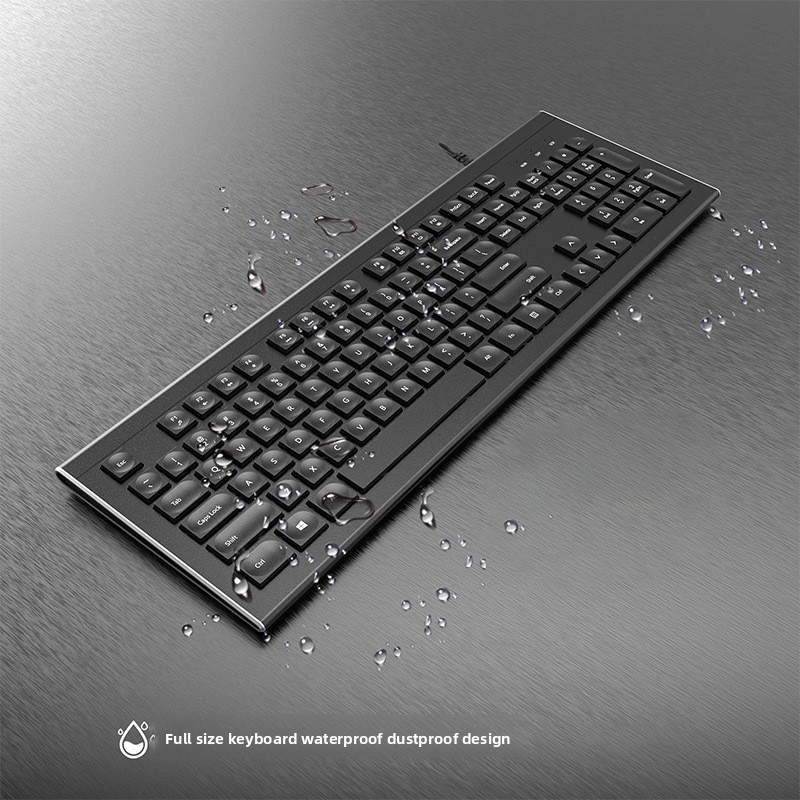 CK450U Cicha klawiatura przewodowa Ergonomiczna specjalna klawiatura biurowa robić biznesu Dobra wrażliwość na klawisze