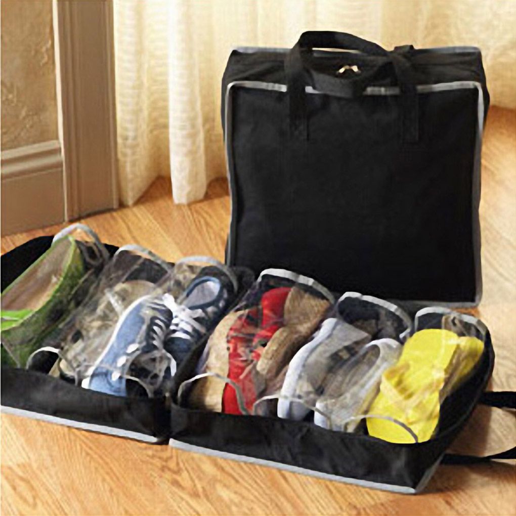 Niet-geweven Stof Opbergtas Organisator Draagbare Schoenen Kledingstuk Reisbagage Carry Pouch Houder