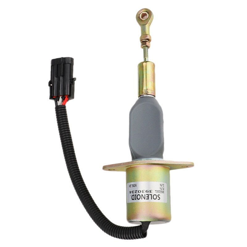 Shutoff Solenoid 3930234 Fit for Cummins 6BT,6CT Engines Komatsu 24V: Default Title