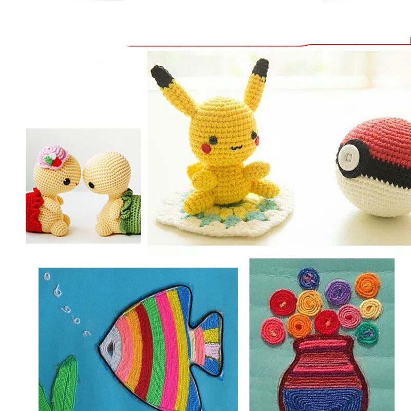 12 Color 120g/ball Acrylic Line Wool Yarn Thread Crochet Hook Weave Hand Knitting Soft Cotton Yarn for DIY Scarf Sewing Supplies