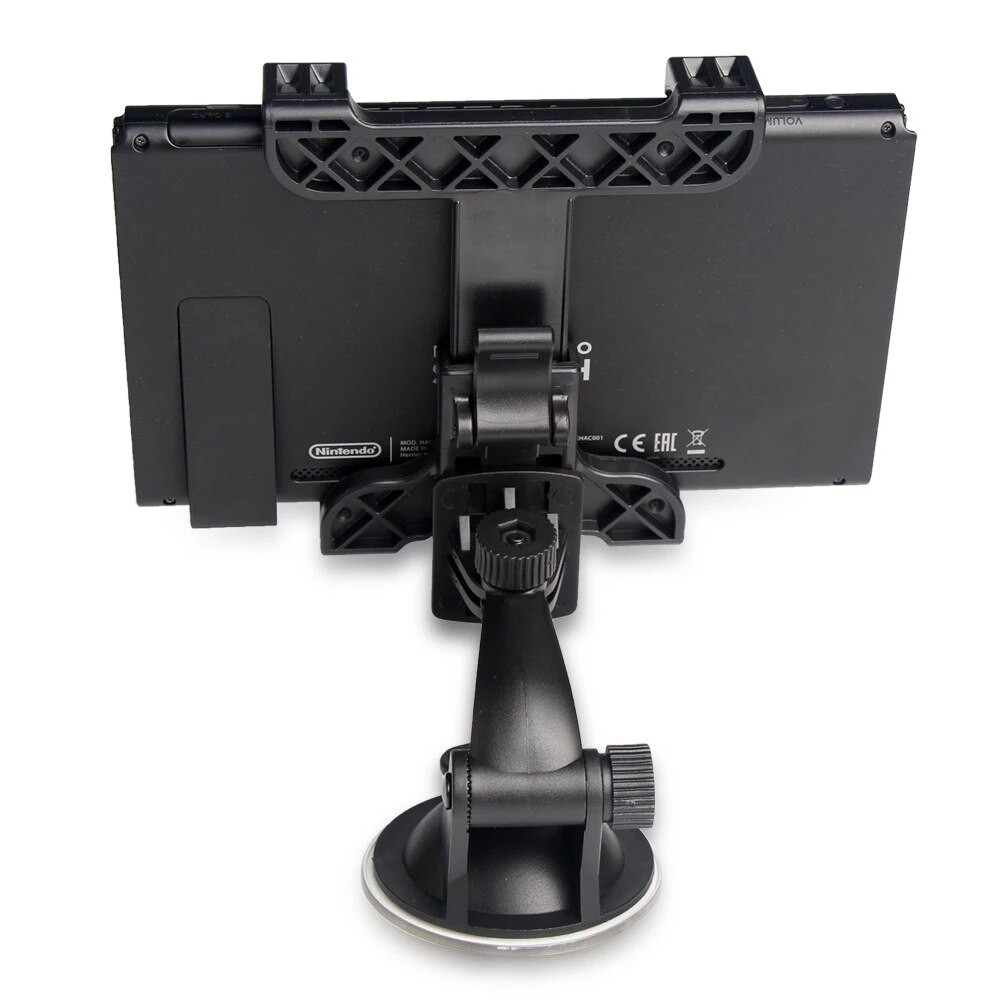 180 Degree Adjustable Holder Clip Universal Suction Vehicle Mount Holder Stand for Nintendo Switch Console