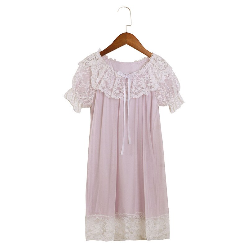 Mädchen Prinzessin spitze schlaf Kleid Baby Mädchen Kleidung Schlaf Nachthemden nette Nachthemd freundlicher Nachtwäsche