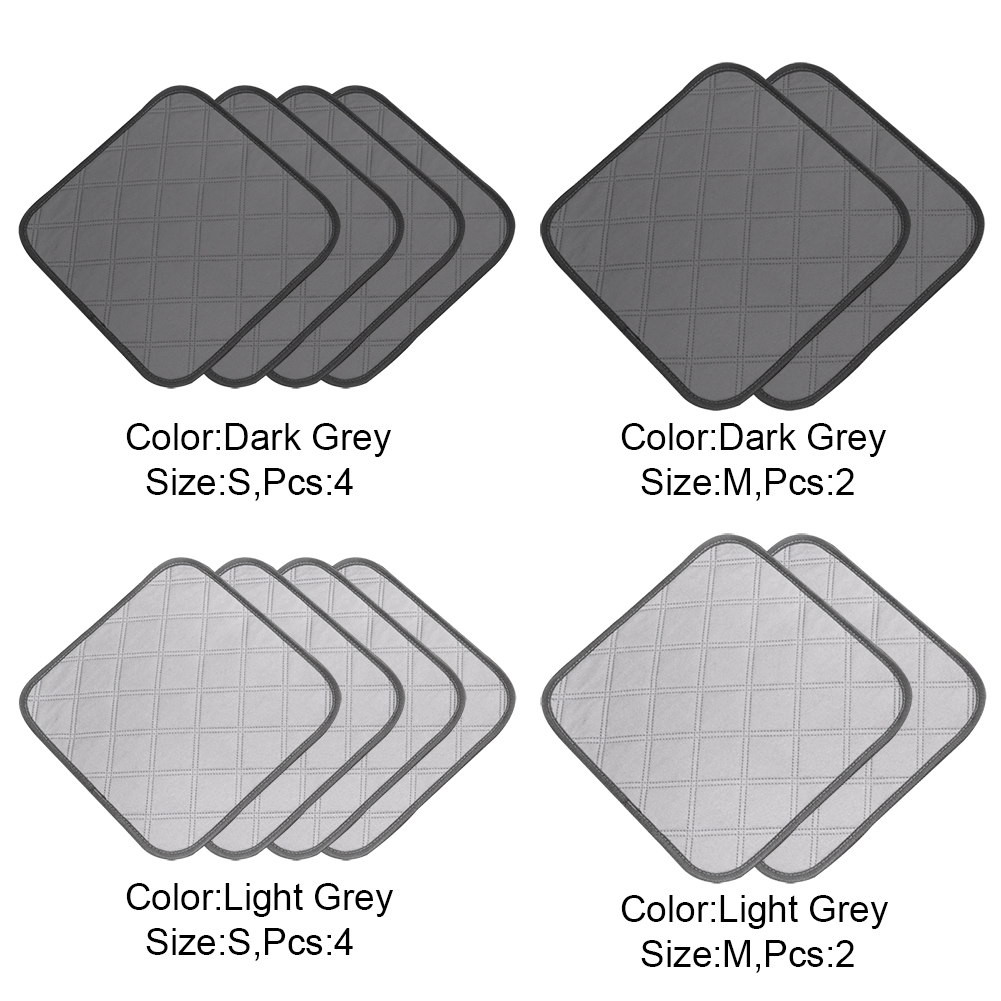 2pcs Rabbit Bottom Hedgehog Non Slip Bedding Easy Clean Highly Absorbent Guinea Pig Fleece Cage Liners Travel Small Pet Pee Pads