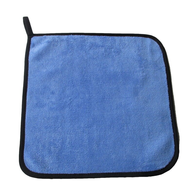 Bilvask mikrofiberhåndklæde bilrengøring tørringsklud hemming bilplejeklud, der beskriver rengøringshåndklæde til kæledyr 30 x 30/40/60cm