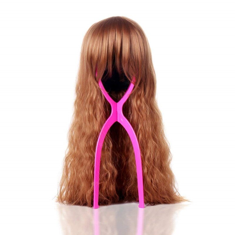 3Pcs/Lot Wig Stand Multi-Purpose Use Hat Wig Hair Head Stand Travel Foldable Flexible Plastic Wig Holder