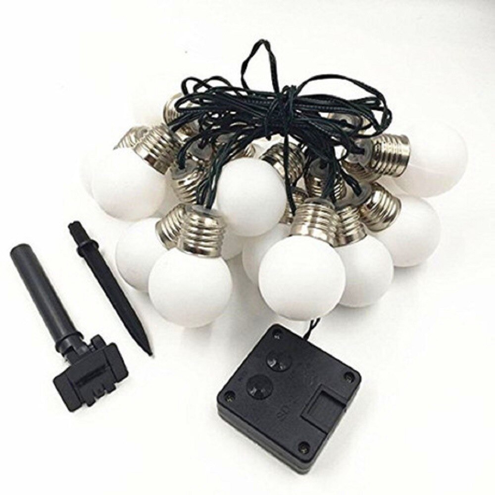 Solar LED Outdoor Indoor String Lights Retro Edison G45 Globe Light Creat Bistro Ambience In Your Yard Pergola Garden 5M 20LEDs