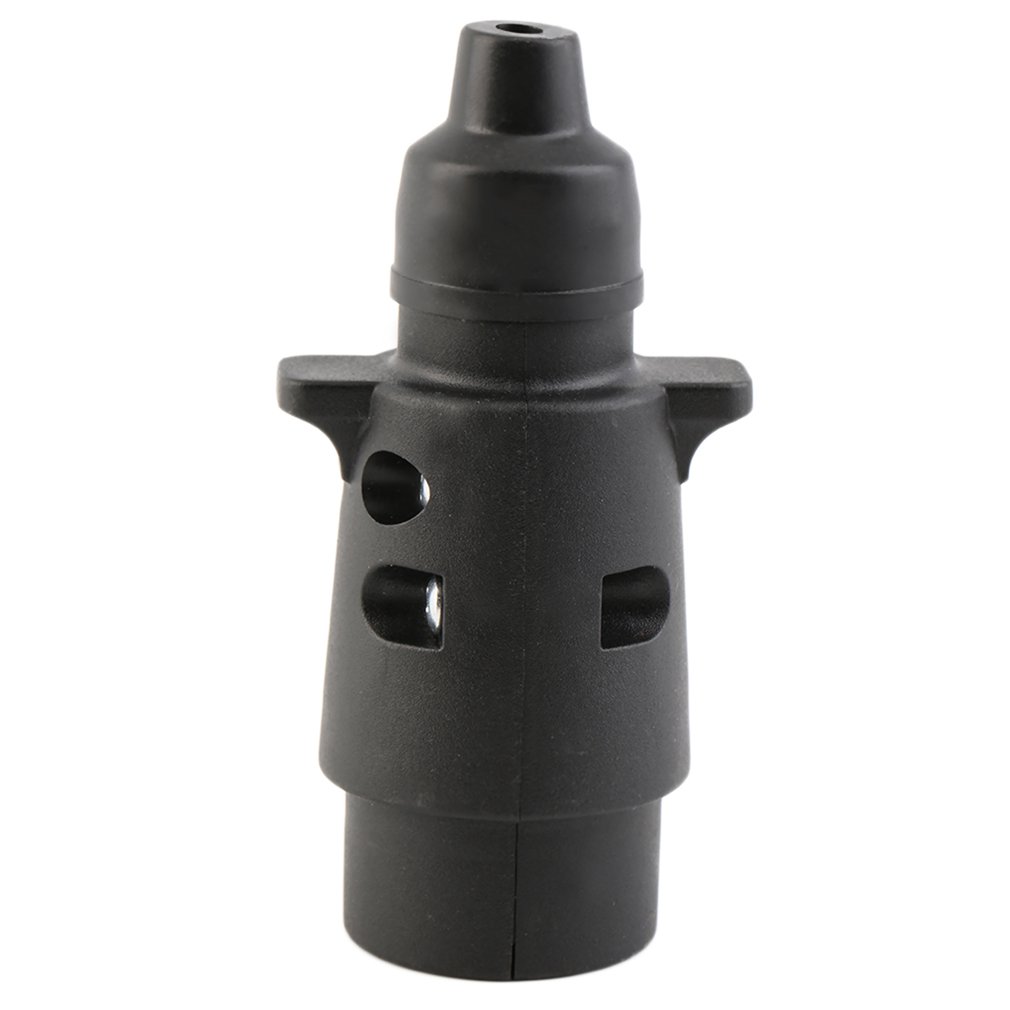 12V 7-Way Round Standard European Plug vehicle Connector Car Trailer 7 Pin Socket Plugs Auto Accessories Plastic