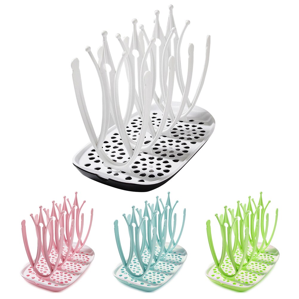 Bottle Dry Rack Baby Bottle Drain Drying Racks Bottle Cleaning Dryer Drainer Storage Drying Rack with Drainer Dish Washer Bebe