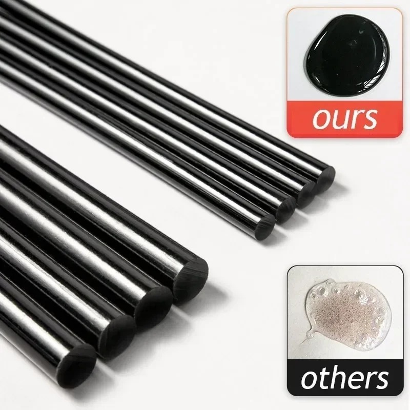 Barras de pegamento termofusible para coche, reparación de abolladuras de carrocería, herramientas extractoras de fuerte adherencia, barra de pegamento termofusible negra, tiras de reparación de eliminación sin pintura