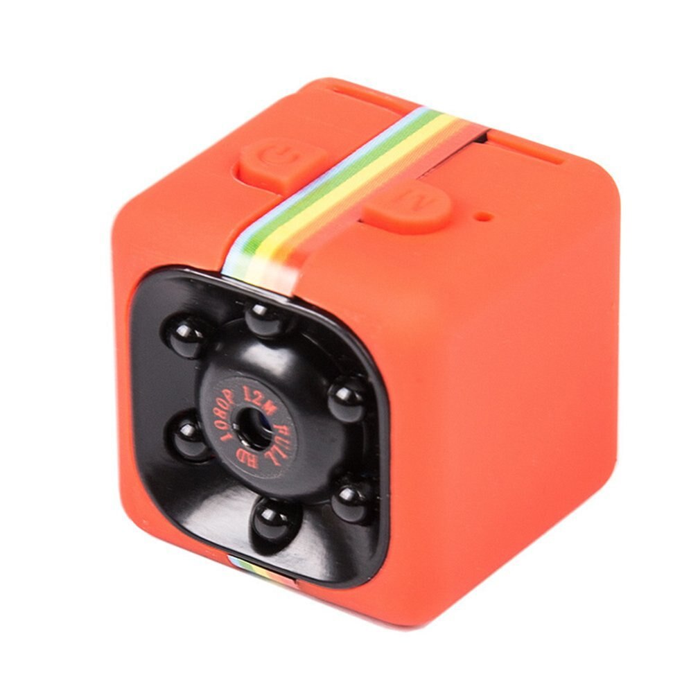 Metal Camera Hd 1080P Sports Dv Camera Night Vision Sports Outdoor USB 2.0 Camera Mini Camera 1080P/720P Optional: 1080P Orange