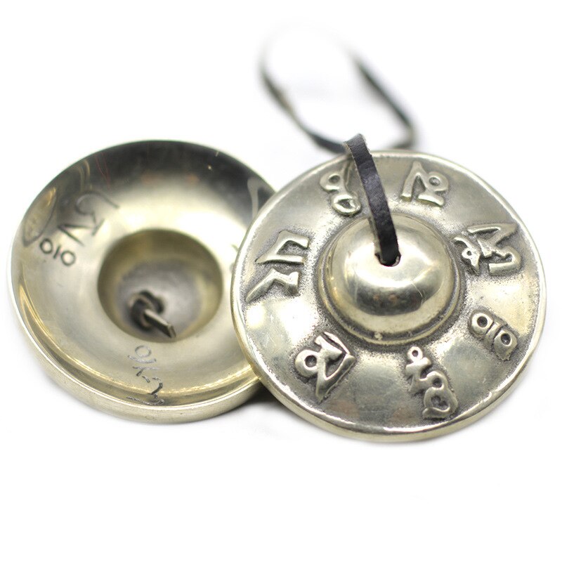 Nepalese bell percussion instrument Tibetan Buddhism pure copper bell hand-made method will bell bell copper cymbal