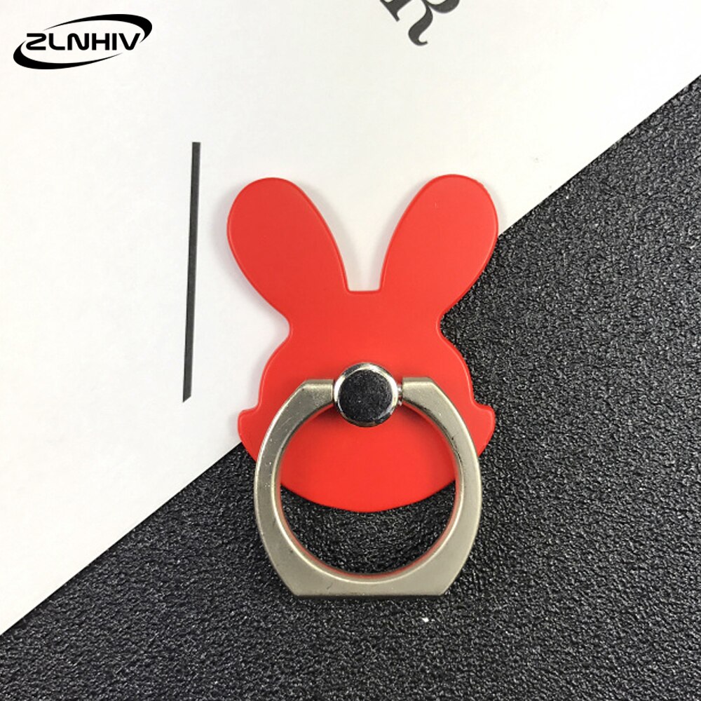 ZLNHIV handy halter ständer zubehör ring halterung für iphone grip unterstützung zelle handy finger halter runde unterstützung schreibtisch: B-Red