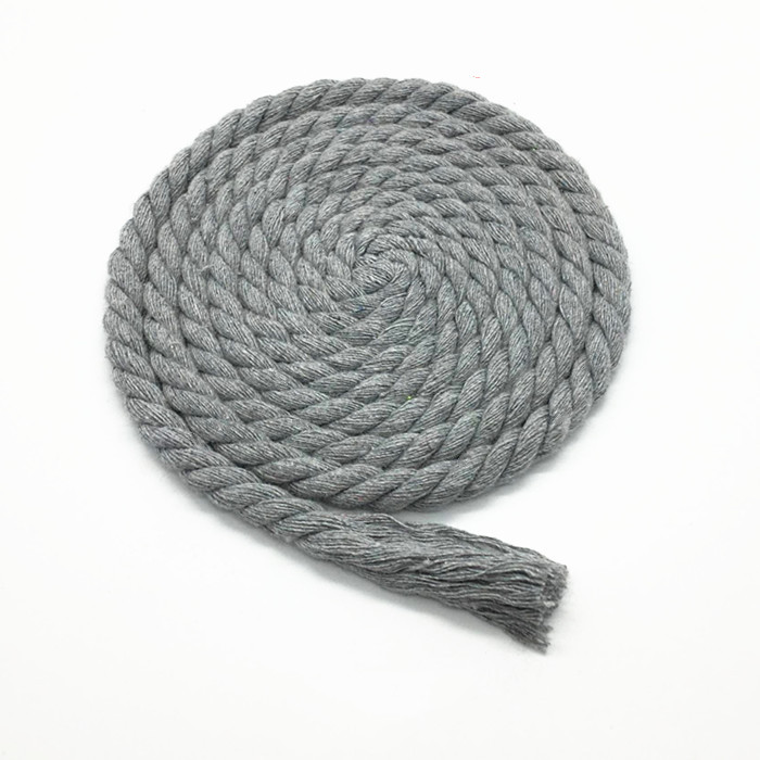5 metros 10MM 3 partes retorcidas 100% cordones de algodón coloridos/cuerda para bolsa decoración del hogar accesorios textiles DIY: Blanco sin níquel