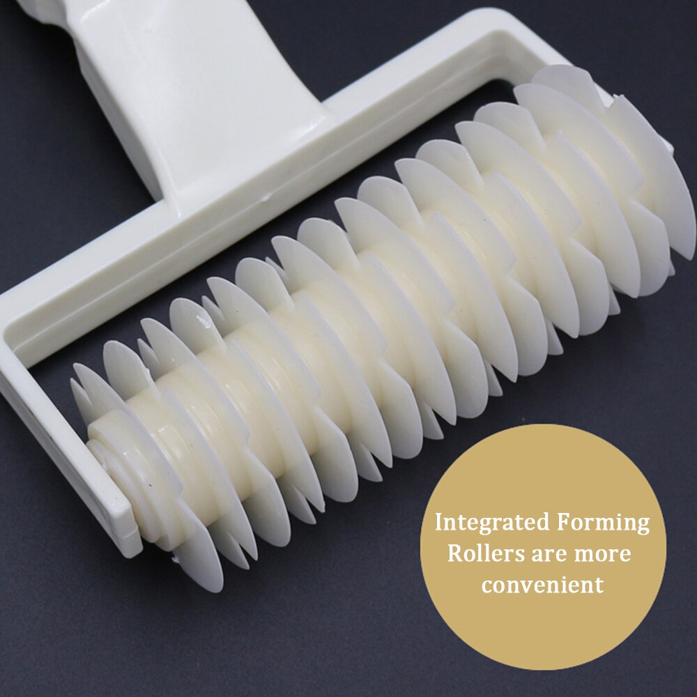 3 Sizes Kitchen Pie Pizza Biscuit Cutting Machine Pastry Plastic Baking Tools Baking Tray Embossed Dough Roller Grating Cutting