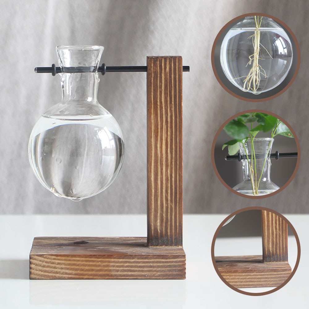 Rahmen Glas Vase Terrarium Hydrokultur Liefert Ornamente Dekoration Tabletop Pflanzen Hause Bonsai Zubehör Terrarium Vasen