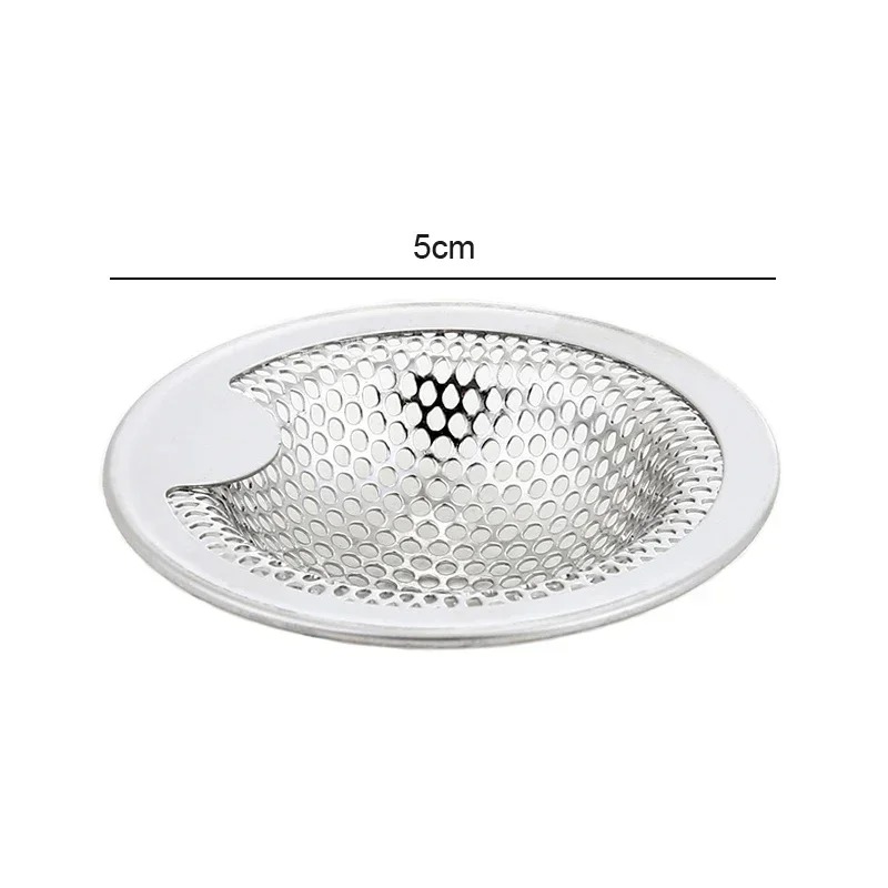 Filtro de acero inoxidable para fregadero de cocina, coladores de malla para alcantarillado, bolsas de malla desechables para filtro de fregadero, drenaje de suelo de baño, filtro de residuos de pelo: Bronze
