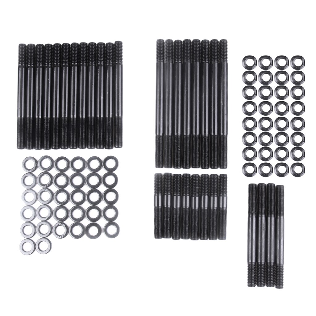 BBC Head Stud Kit Metal Heads Studs Gaskets for Chevy BBC-75
