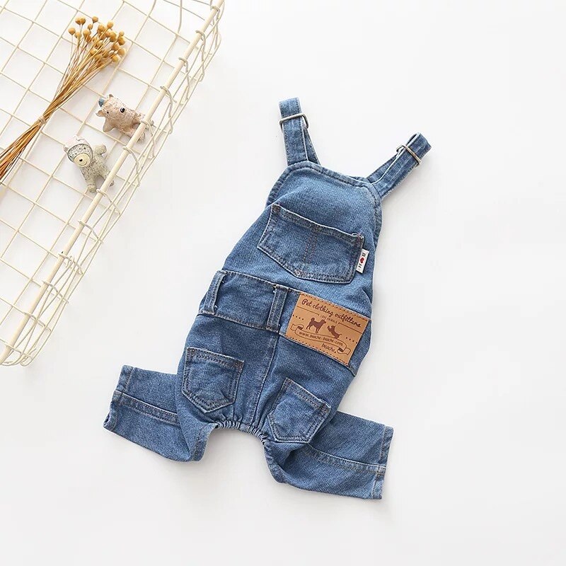 Mono vaquero para mascota, Ropa de Bulldog Francés para perros medianos y grandes, disfraz para perros gordos, Ropa vaquera, abrigo para perros a la