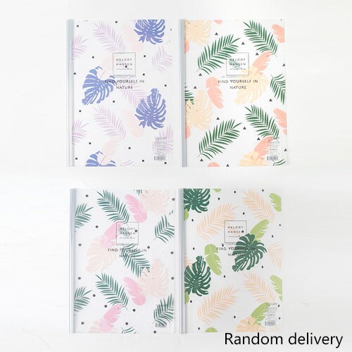1pc a4 fil mappe gennemsigtig rapport cover fil organizer rygsøjle mapper pvc taske: B -1 stk