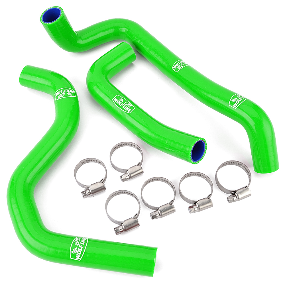 Kit de tuyaux de refroidissement en silicone pour moto, tubes refroidis à l'eau, Street Triple RS765, R765, 765, , , RS R 2022: green