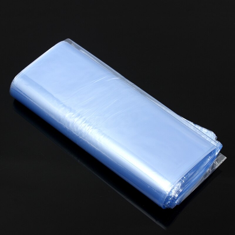 100Pcs PVC Heat Shrink Wrap Bags Flat Seal Packing 8 inch x 12 inch-ABUX