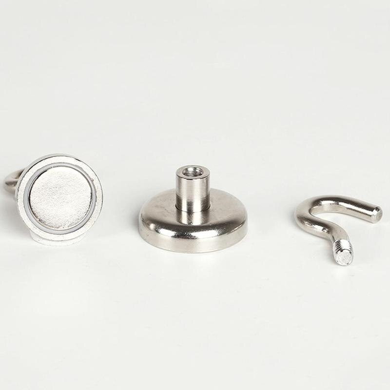 1pcs Powerful Magnetic Hooks Hook Magnet Holder Super For Cup Hook Magnet NdFeB Suction Key Force Pulling 8kg Heavy I6O6