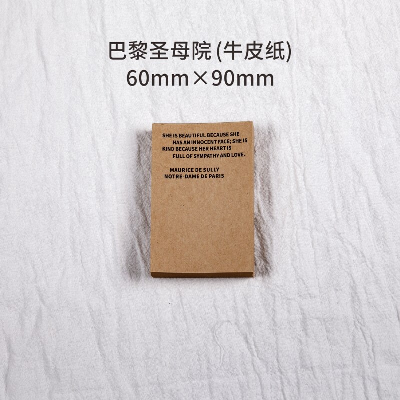 Englisch bücher Kraft Papier Beschreibbar Hinweis Papier DIY Kreative Müll Tagebuch Planer Handwerk Papier Scrapbooking Dekorative Handwerk Album: F