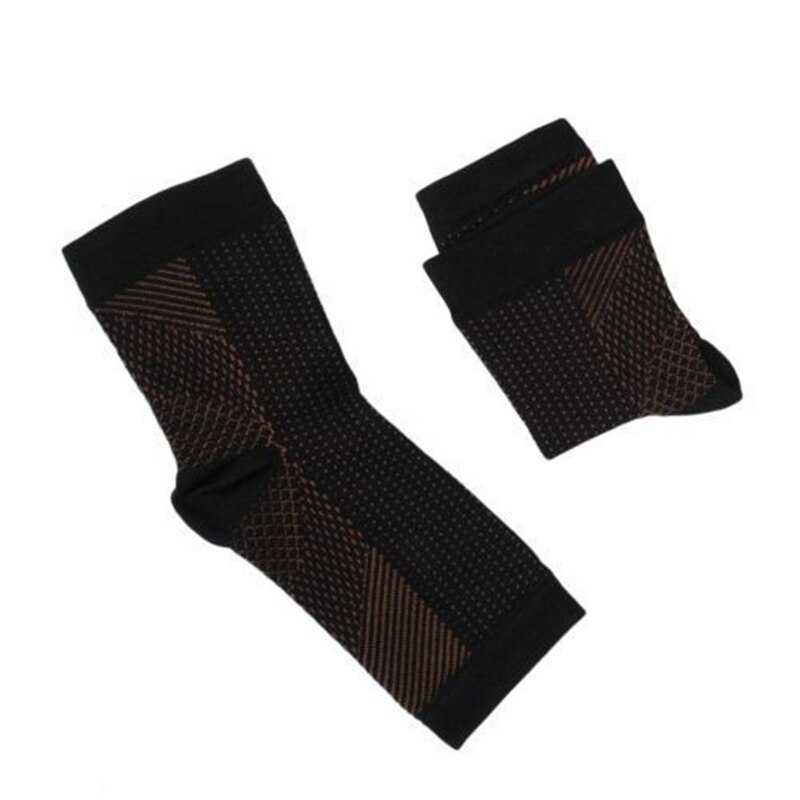 1 paio sport caviglia manica compressione caviglia supporto bretelle arco tallone sollievo dal dolore calzini piede guardia per uomo donna Dropshipping