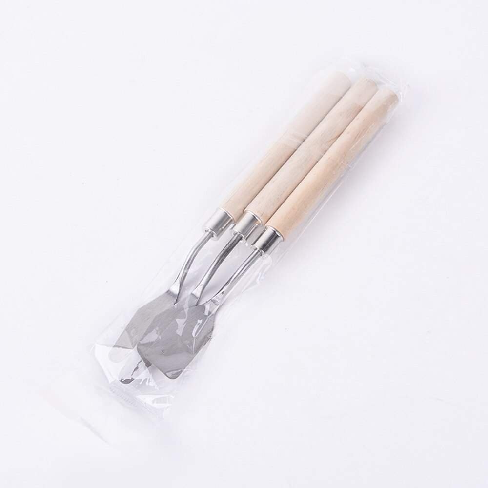 3Pcs/set Palette Oil Mix Painter Paint Tool Scrape Scraper Knife Texture Artist Art Draw Spatula Watercolor Student Pigment