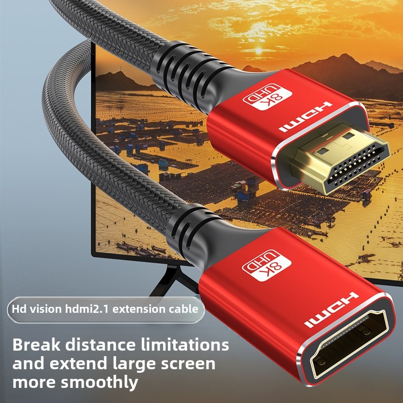 8K HDMI-Compatible 2.1 Cable High Speed 48Gbps Dynamic HDR 8K/60Hz 4K/120Hz UHD Ultra High Definition Video Cable for HDTV