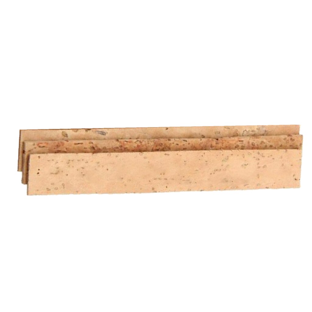 3x Wood Clarinet Natural Neck Cork Sheet Bb Clarinet Accessory 81 x 11 x 2mm