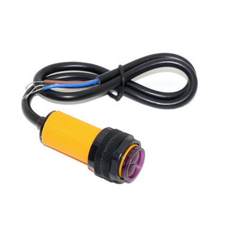 1pcs E18-D80NK/D50NK/D30NK/D10NK DC 5V NPN NO 3-Wire Infrared Obstacle Avoidance Photoelectric Sensor Switch 80cm Dete: Default Title