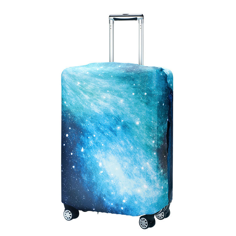 REREKAXI Star Sky 3D Print Travel Luggage Trolley Elastic Protective Cover for Trunk Case Apply to 18''-32'' Suitcase Cover