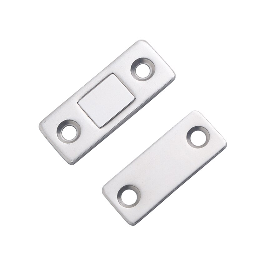 Punch-free Sliding Door Catch with Screw Ultra Thin Magnetic Door Catch Latch Adhesive Catch for Furniture Cabinet Cupboard