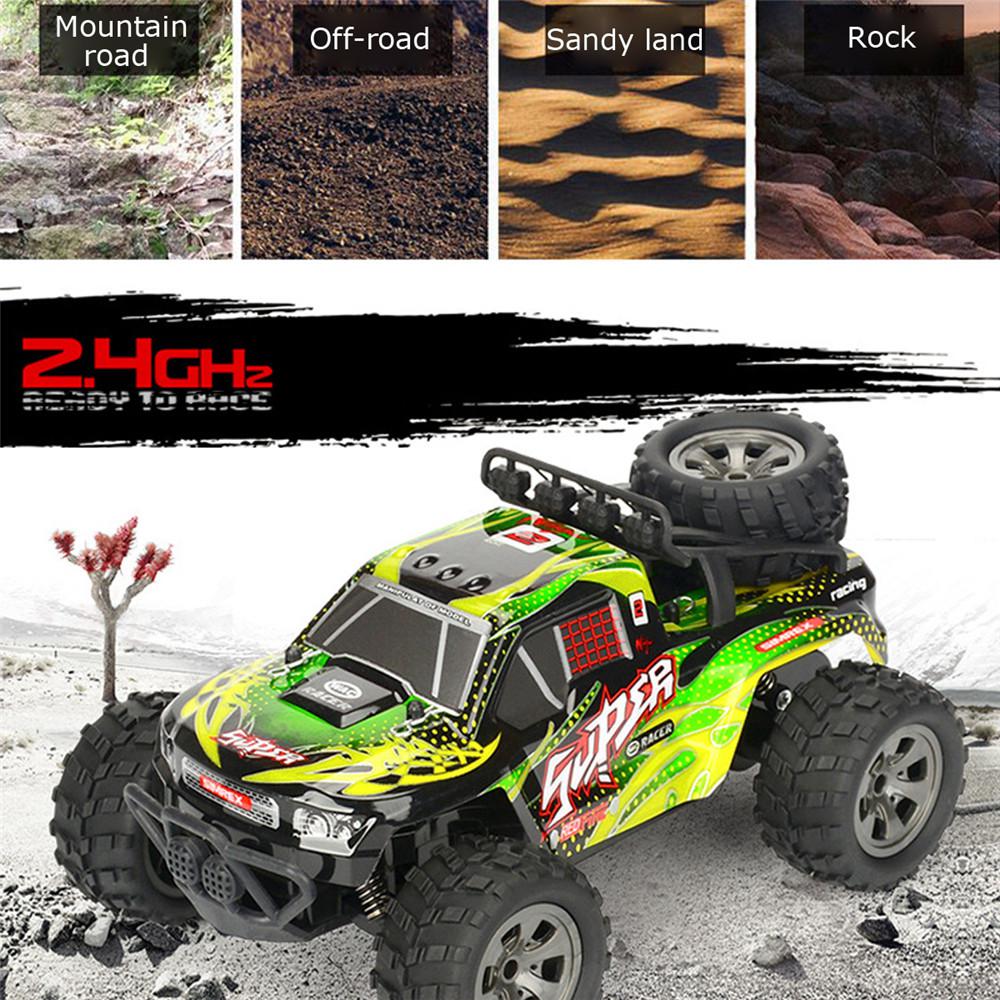 Mgrc Mini Rc Auto 1/18 2.4G 4CH 2WD Hoge Snelheid 15 Km/h Borstel Crawler Afstandsbediening Auto Kinderen speelgoed Meerdere Kleur