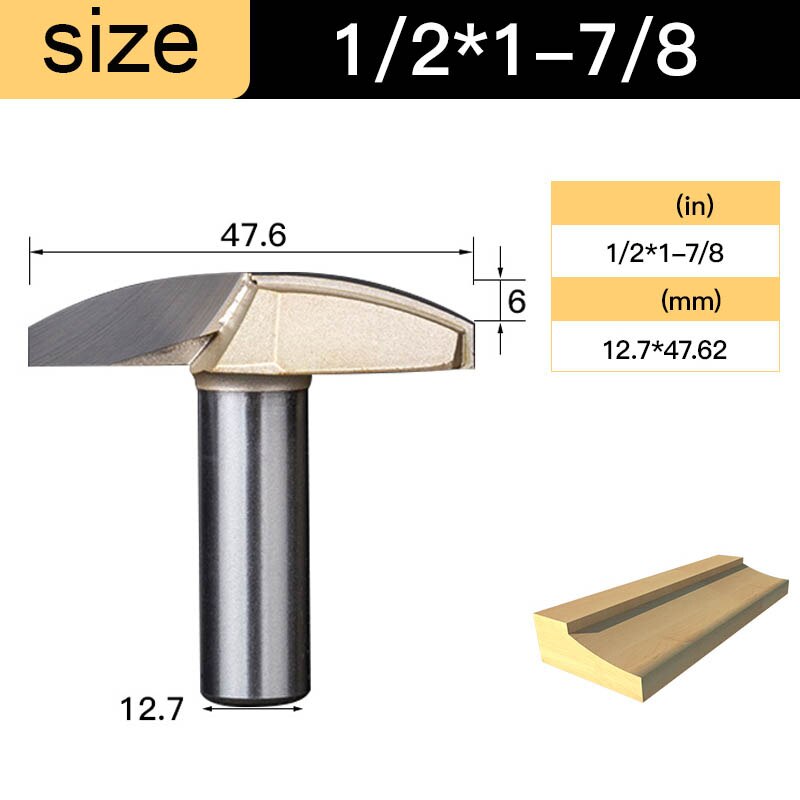 Tideway Classic Plunge Bit CNC Woodworking Tools Carbide End Mill Router Bits for Wood Milling Cutter Cutting Wood Router Tool: Y00405